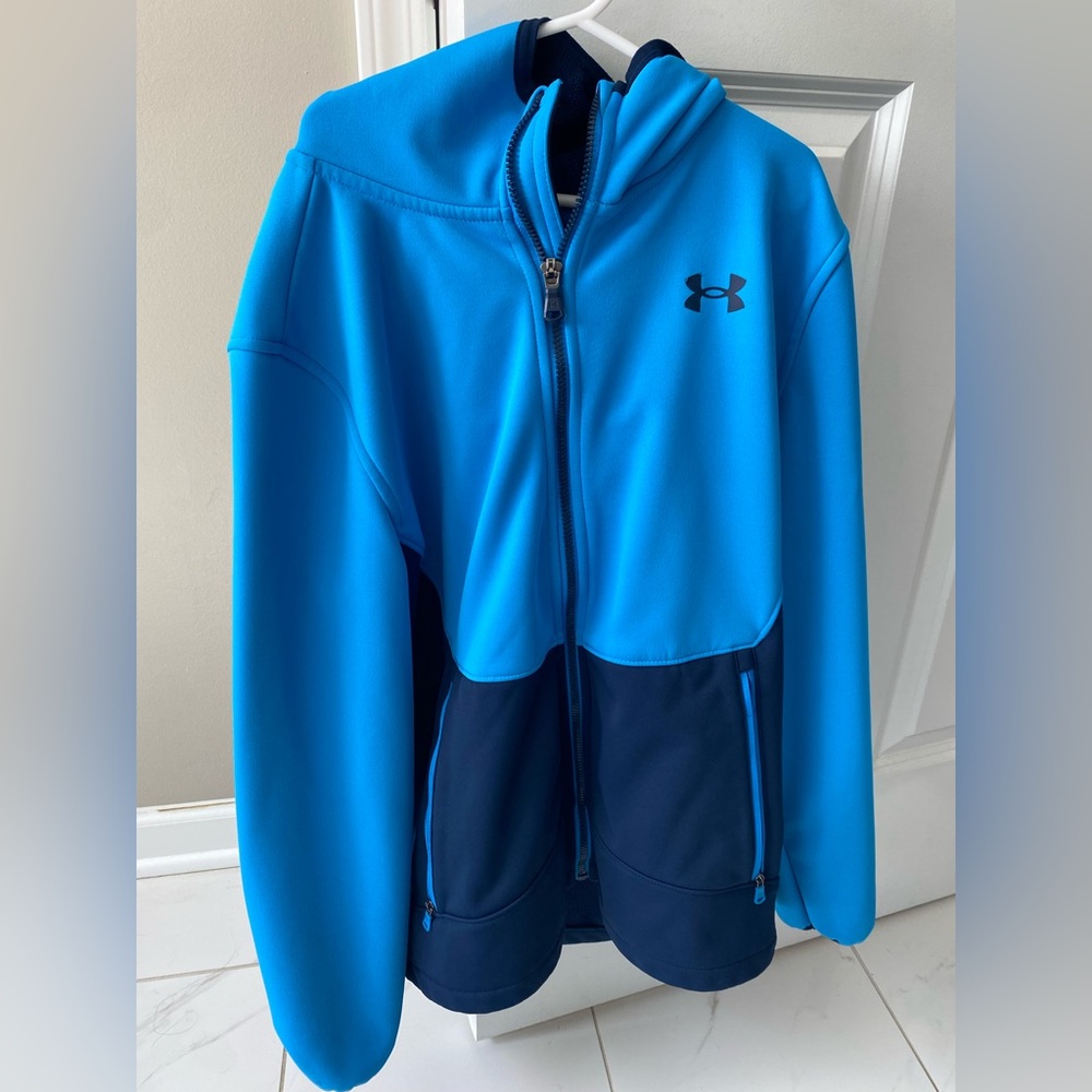 Youth LG Under Armour Navy and Bright Blue Jacket